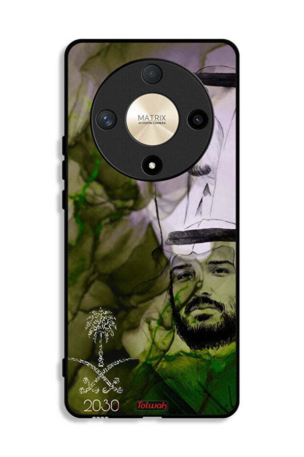 Honor X9b Protective Case Cover King Salman And Crown Prince Muhammad Art Poster