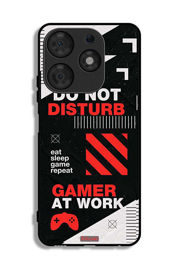 Tecno Spark 10 Pro Protective Case Cover Do Not Disturb Gamer At Work