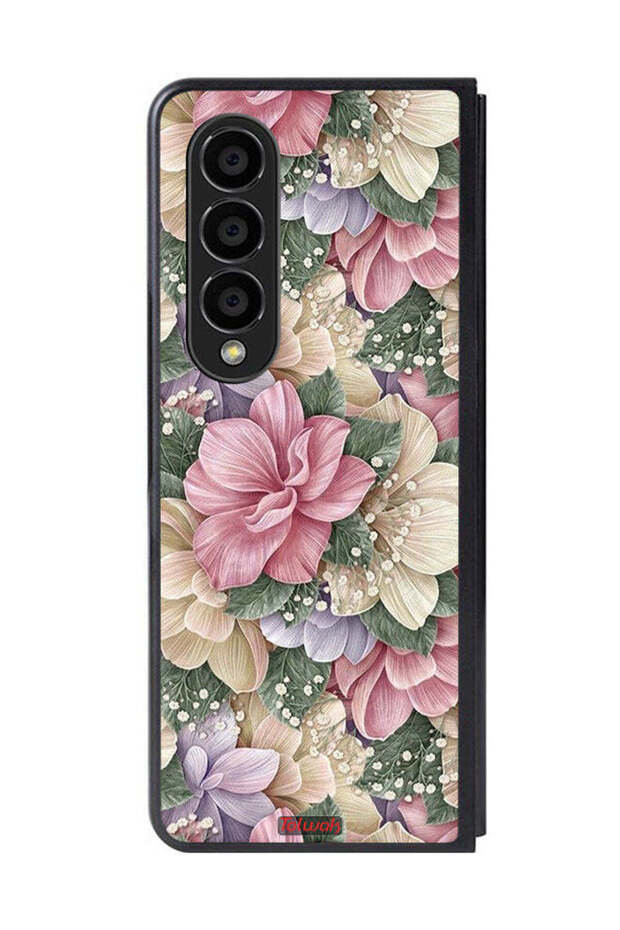 Samsung Galaxy Z Fold 4 Protective Case Cover Hd Floral