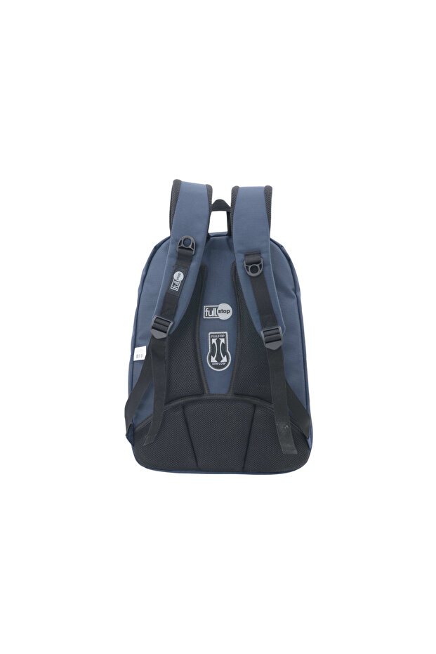 Solid School Backpack with Adjustable Shoulder Straps - 12x21 cms - 4