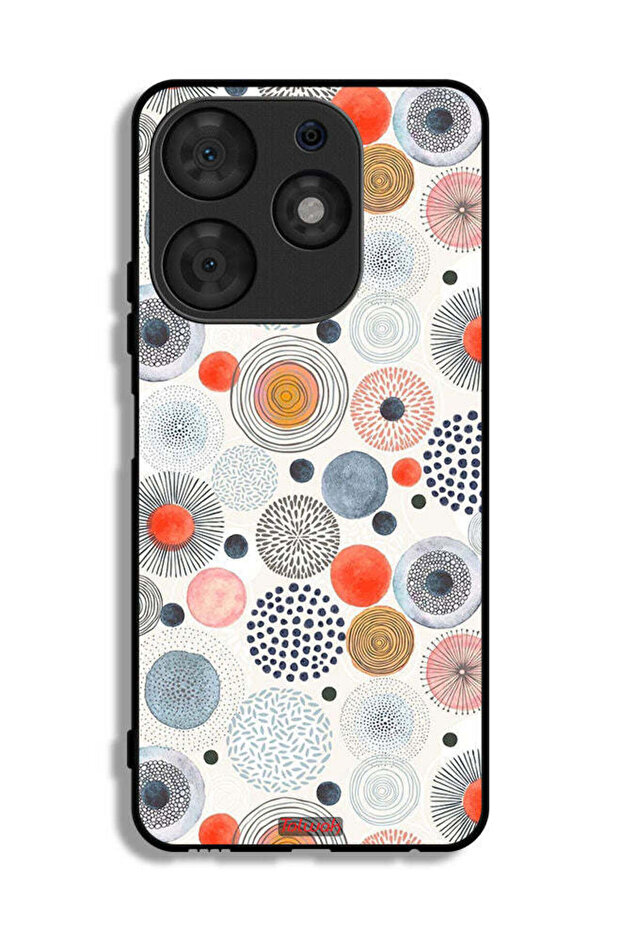 Tecno Spark 10 Pro Protective Case Cover Cotton Flowers Pattern