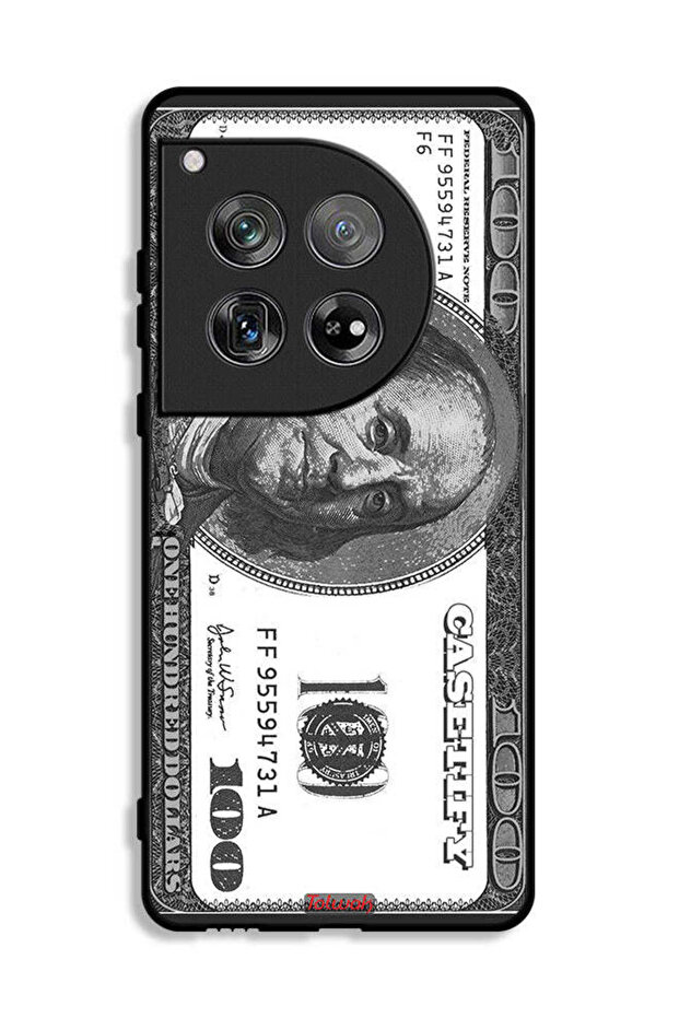 غطاء حماية لهاتف OnePlus 12 بنقشة الدولار - 1