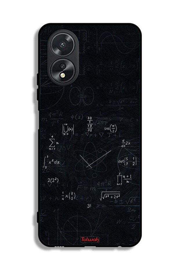Oppo A38 Protective Case Cover Maths Clock