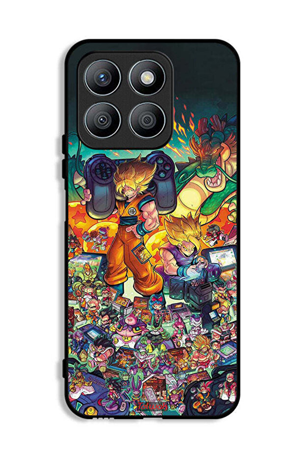 Honor X8b Protective Case Cover Gamer Art Doodles