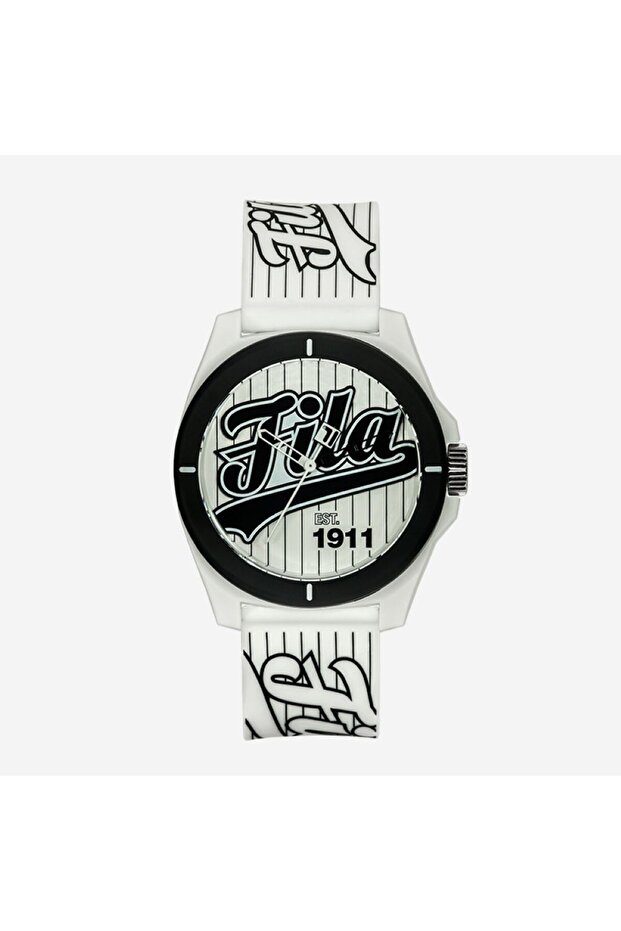 Adult Unisex Analog Watch, White 38-330-005, 43 mm