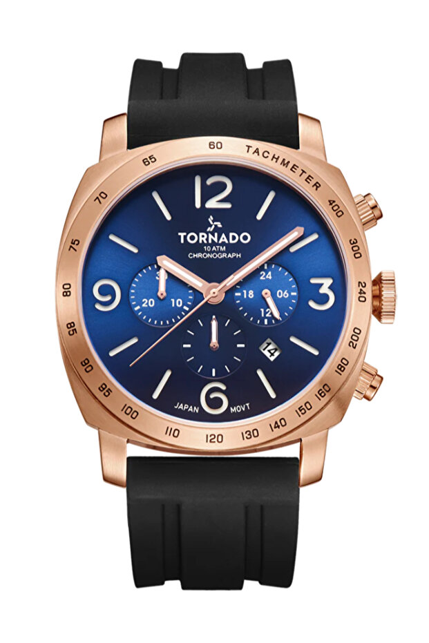 LUMINA CHRONOSPHERE Men's Chronograph Blue Dial Watch - T9102-KSBN
