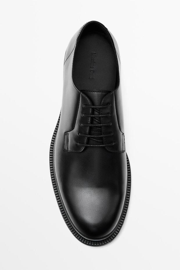 Siyah blucher ayakkabı - 3