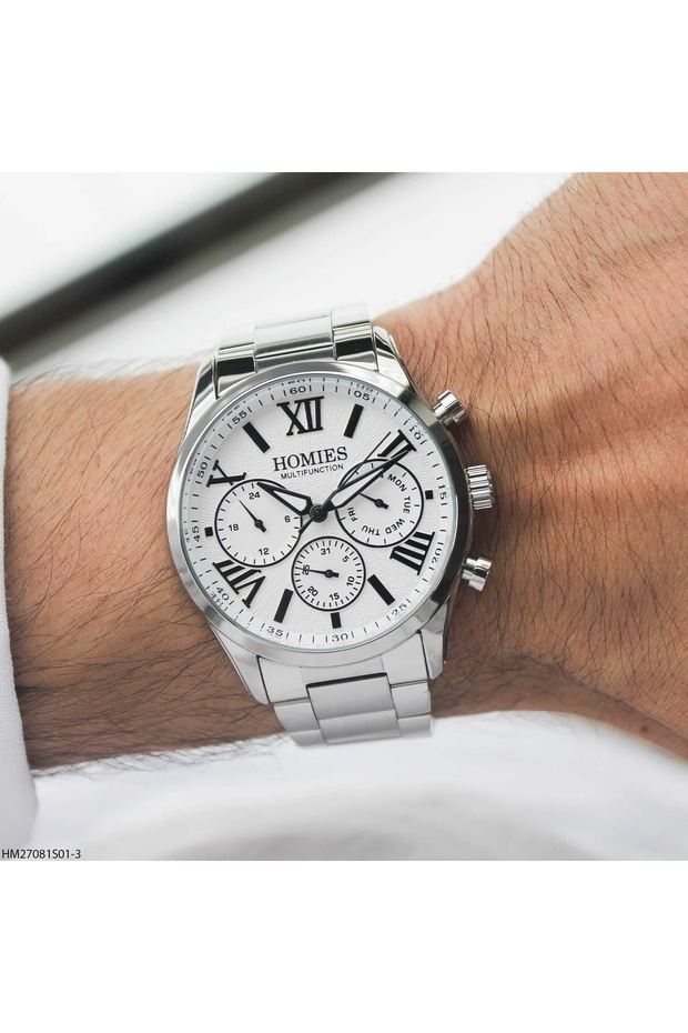 Hm27081S01-3 Men's Wrist Watch with Steel Band