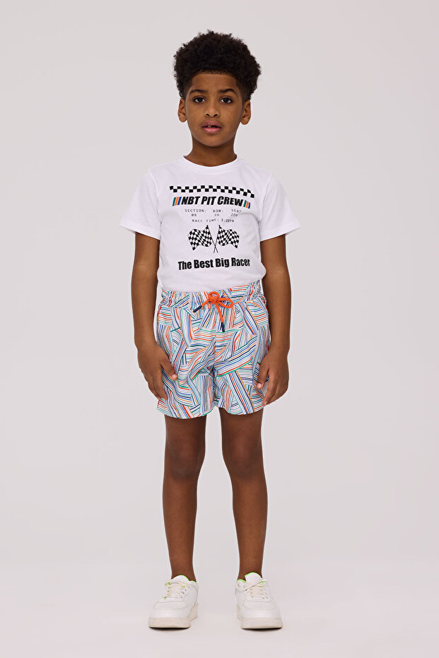 Boy Patterned Shorts - 1