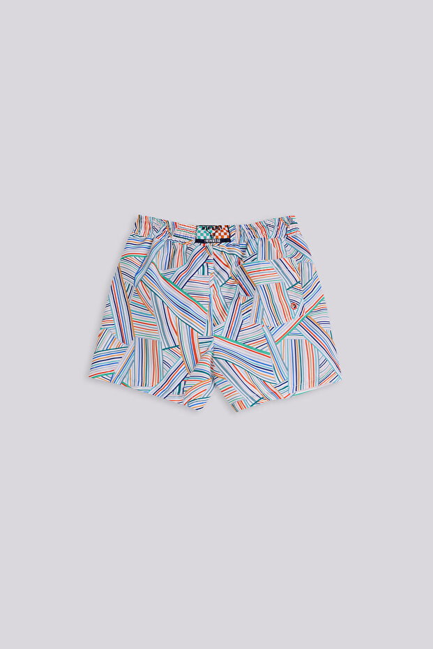 Boy Patterned Shorts - 6