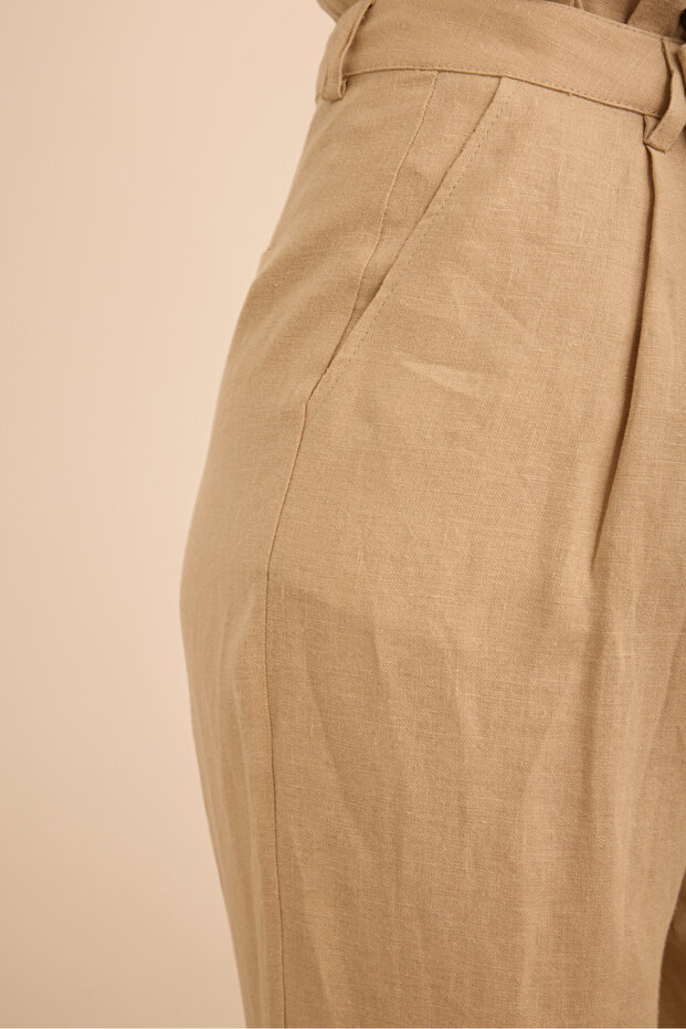 Keten Pantolon - 4