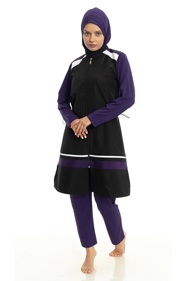 ملابس السباحة الحجاب مغطاة بالكامل - 1