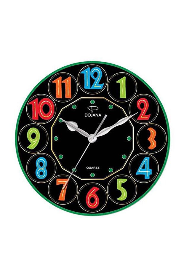 ساعة حائط بلاستيكية 7 سم - 1