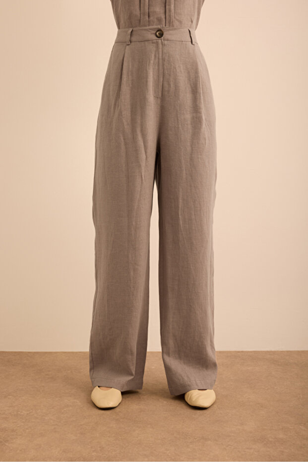 Keten Pantolon - 3