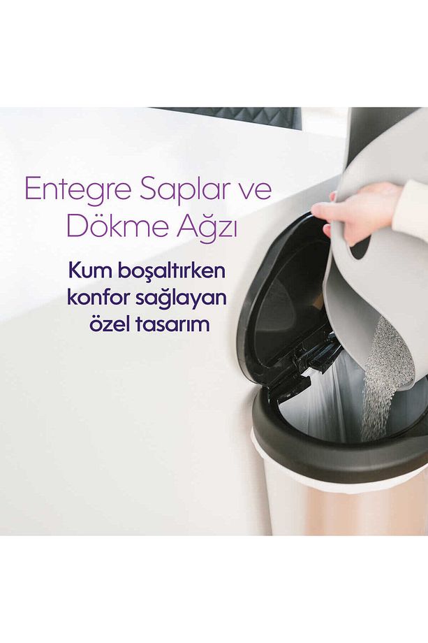 Yüksek Duvarlı Kolay Temizlenen Kedi Kum Kabı, Yumuşak, Esnek,taşınabilir Premium Kedi Tuvaleti - 5