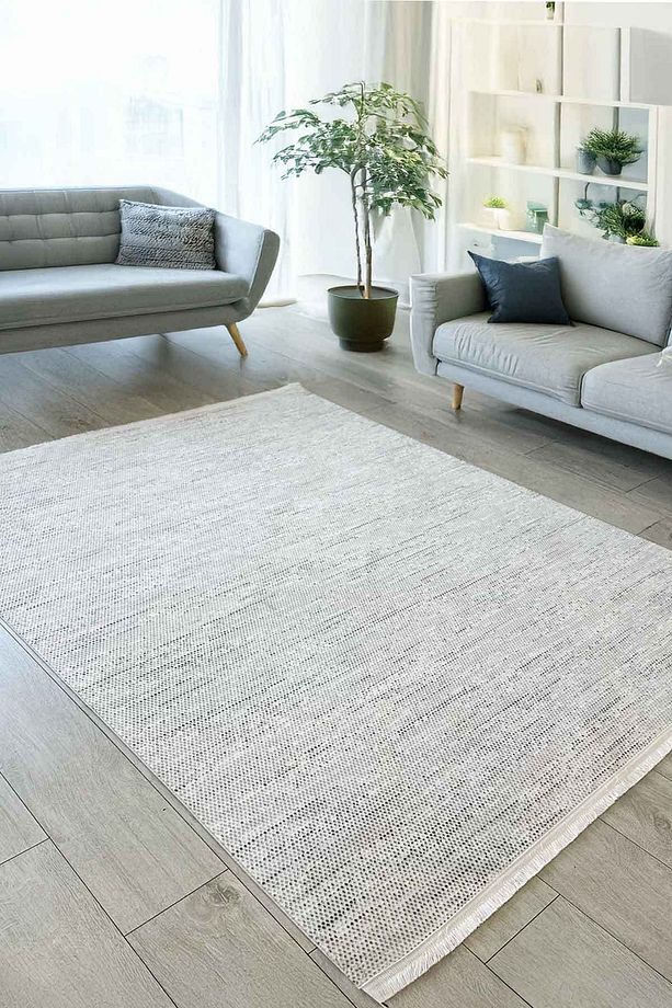 Joya Dokuma Yıkanabilir Saçaklı Salon Halısı Mutfak Halısı Koridor Halısı Yolluk - 1
