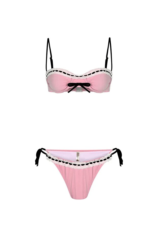 PINKY BIKINI SET - DANTELLİ BİKİNİ SET - 1