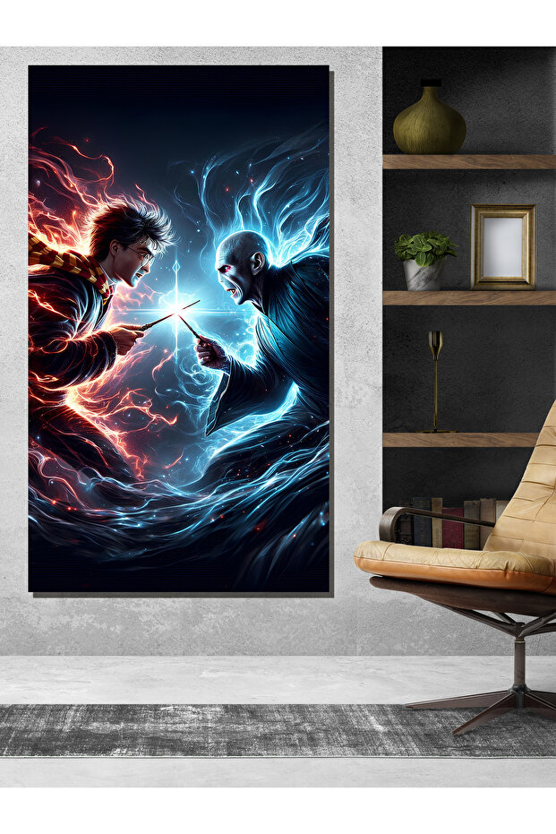 HARRY POTTER TEMALI BASKILI TABLO - 1