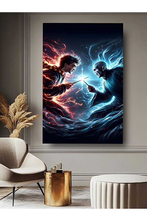 HARRY POTTER TEMALI BASKILI TABLO - 3