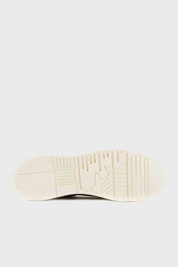 Logolu Hakiki Deri Kalın Taban Sneaker Ayakkabı Erkek AYAKKABI EM003663 AF19998 UC001 - 6