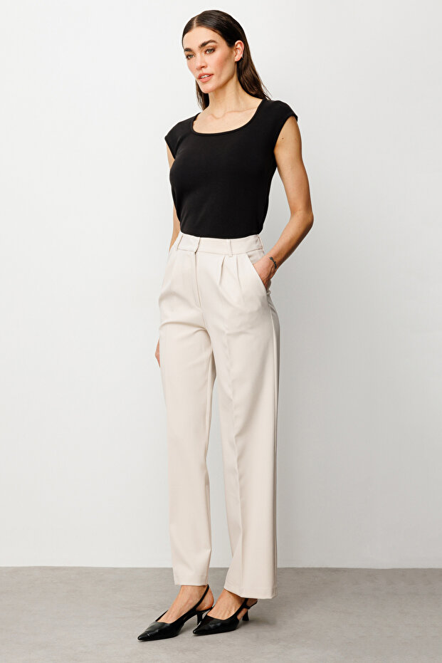 بنطلون بأرجل مطوي - 2