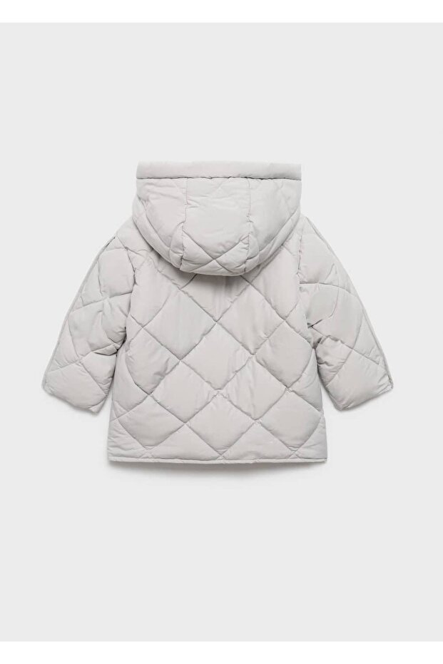 Kapüşonlu kapitone anorak - 2