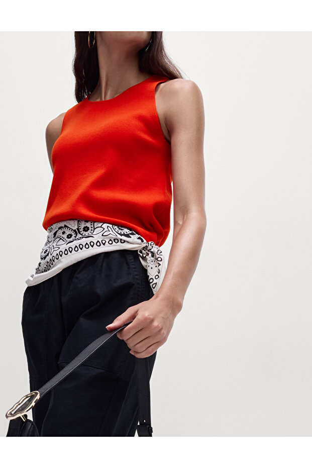 Bisiklet Yaka Triko Bluz - 2