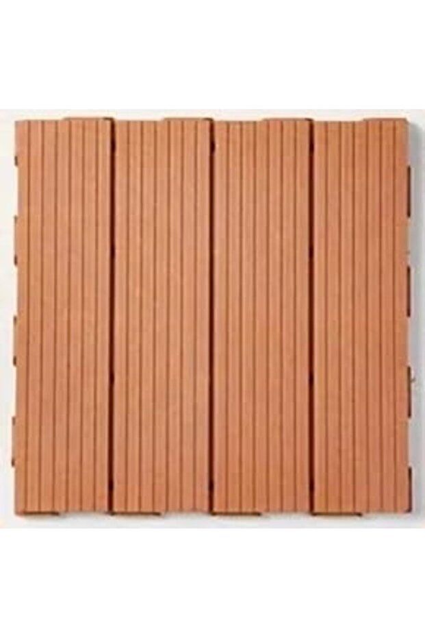 Interlocking Deck Tiles Composite Plastic – Waterproof, Slip-Resistant, Durable – 9 Pcs 30x30cm
