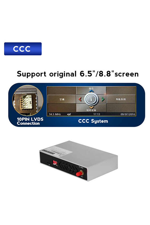 Dedicated interface for BMW CCC, Carplay, Wireless, Android auto - 2