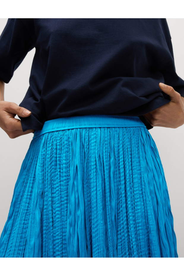 Pileli Maxi Etek - 3