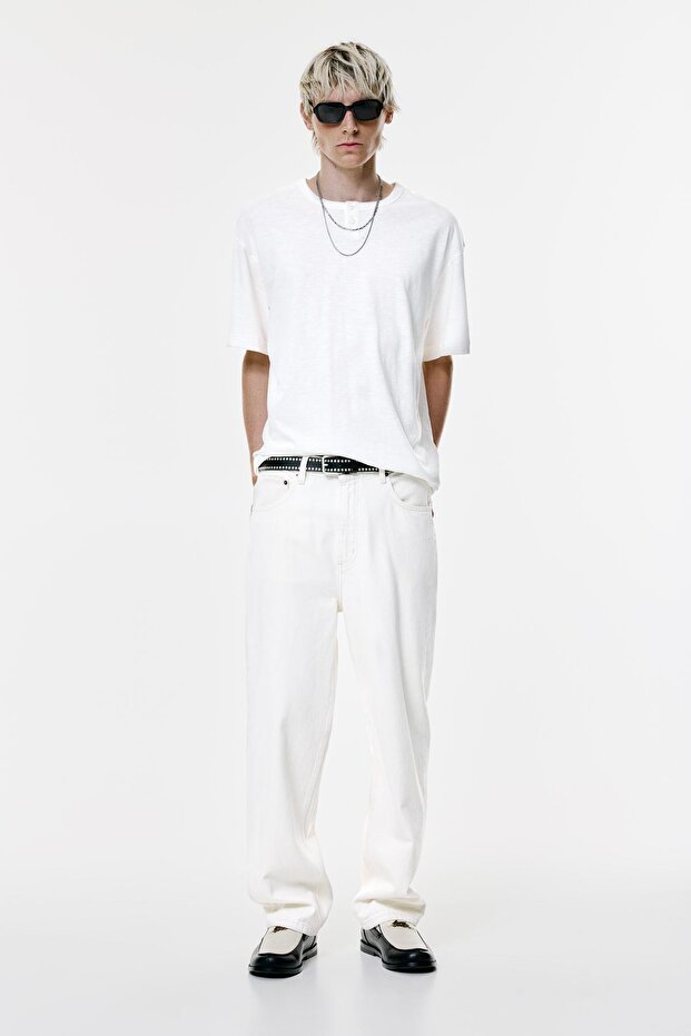 Düğmeli yaka tişört - 3