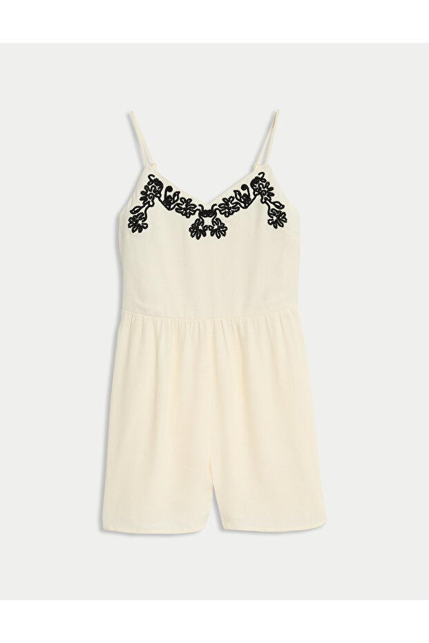 İşlemeli Kısa Tulum (6–16 Yaş) - 5