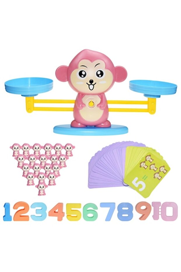 Educational toy, Monkey balance type Math games - 1