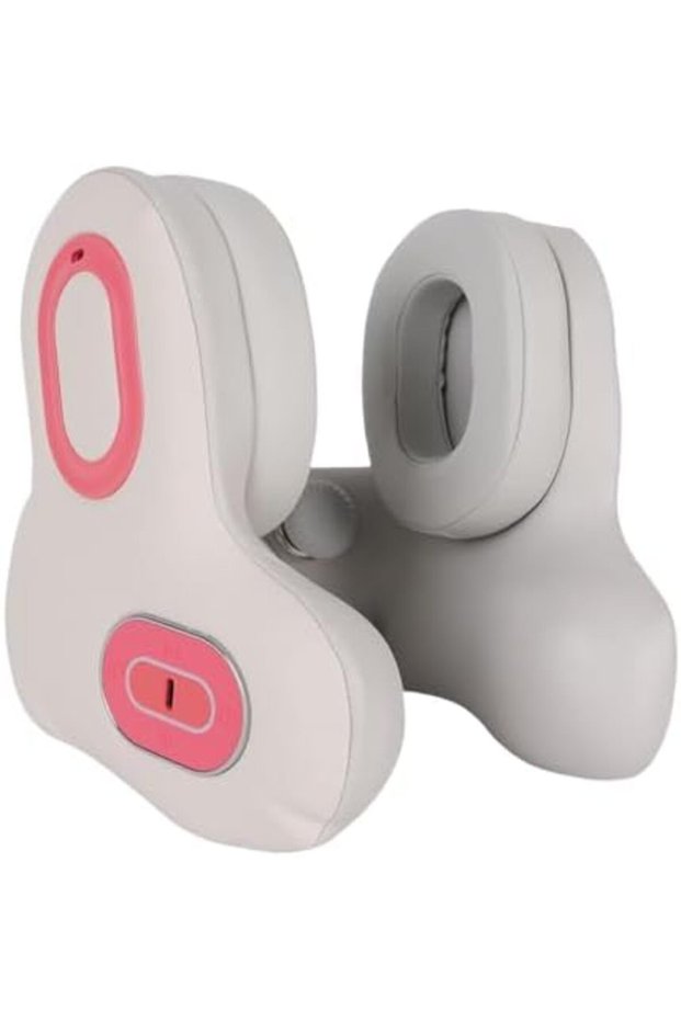 3-in-1 Foam Travel Neck Pillow with Noise Cancellation, Neck Massager & BT Speakers