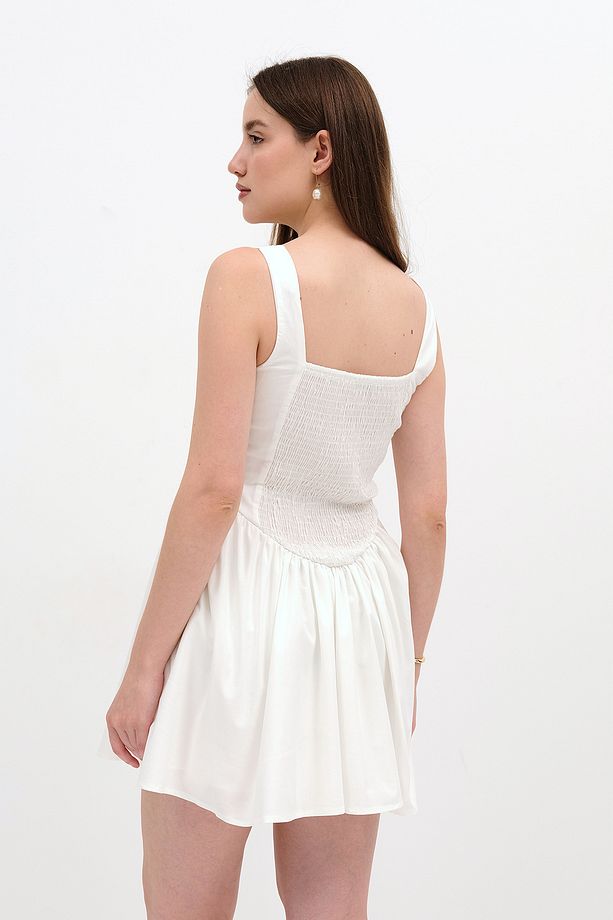Askılı Mini Elbise E17422 - 5
