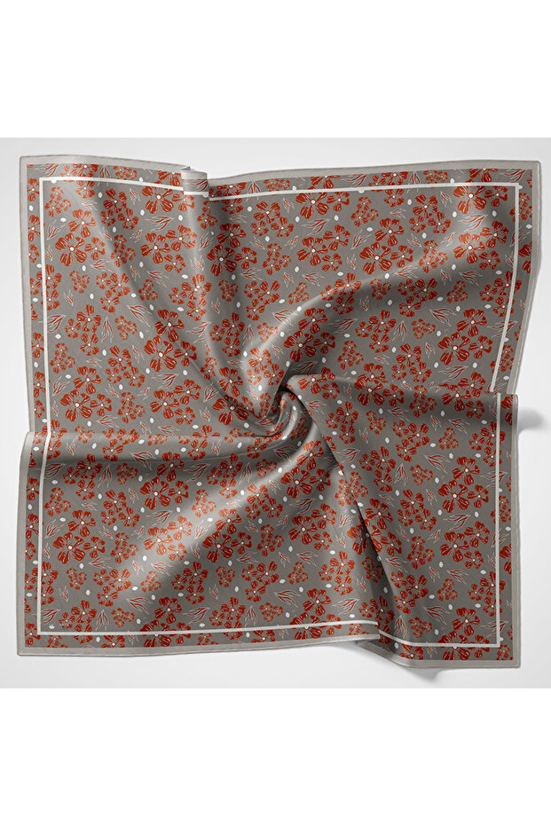 Eșarfă cu model natural - 1