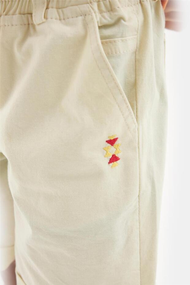 Boy Ecru Shorts - 3