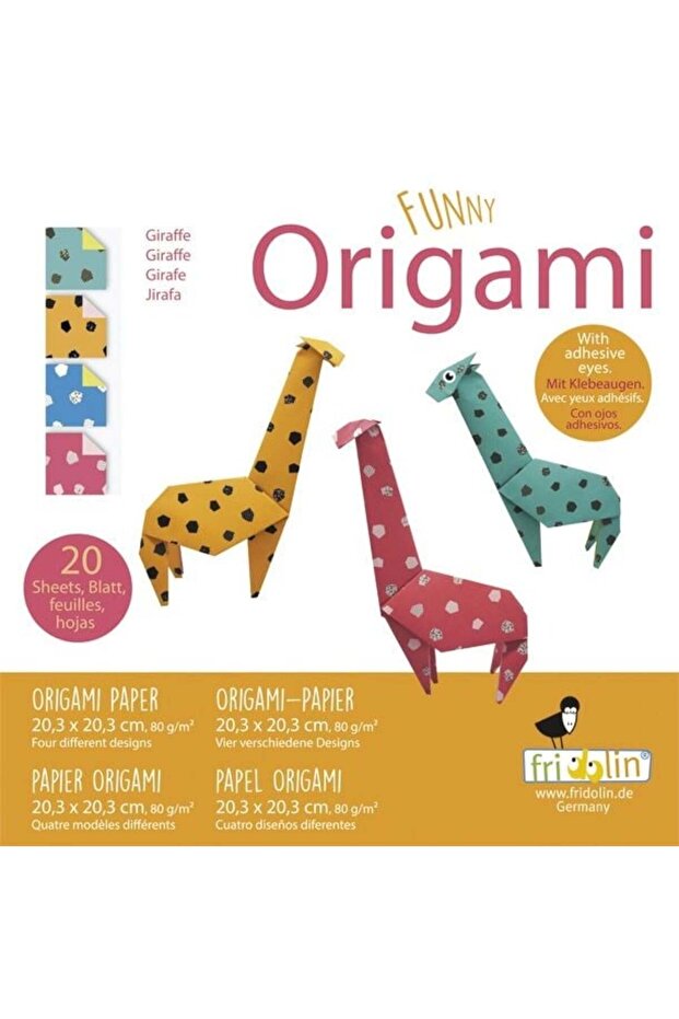 Girafe Origami, - 1