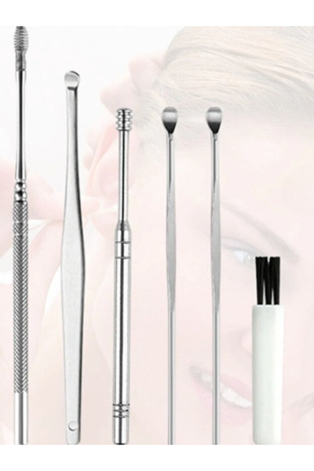 Çelik Kulak Bakım Seti 6 Parça - 2