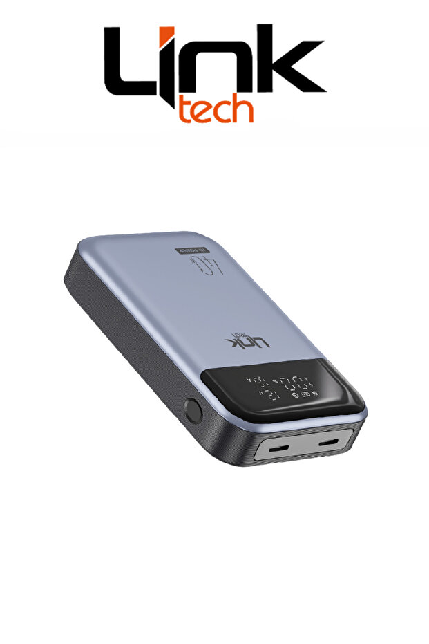 MP12 Premium Dijital Ekranlı Çift Type-C Çıkış 40W Hızlı Şarj Uçakta Taşınabilen 10.000mAh PowerBank - 3