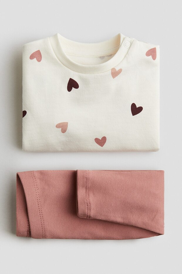 2 Parçalı Sweatshirt ve Tayt Set - 2
