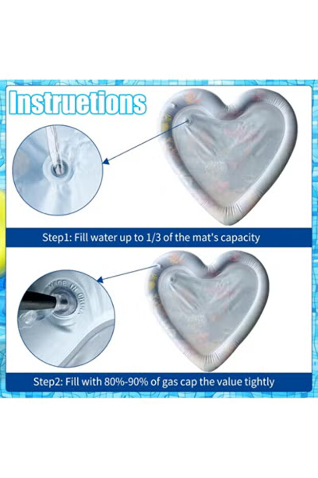 عوامة سباحة قابلة للنفخ مع مظلة - 3