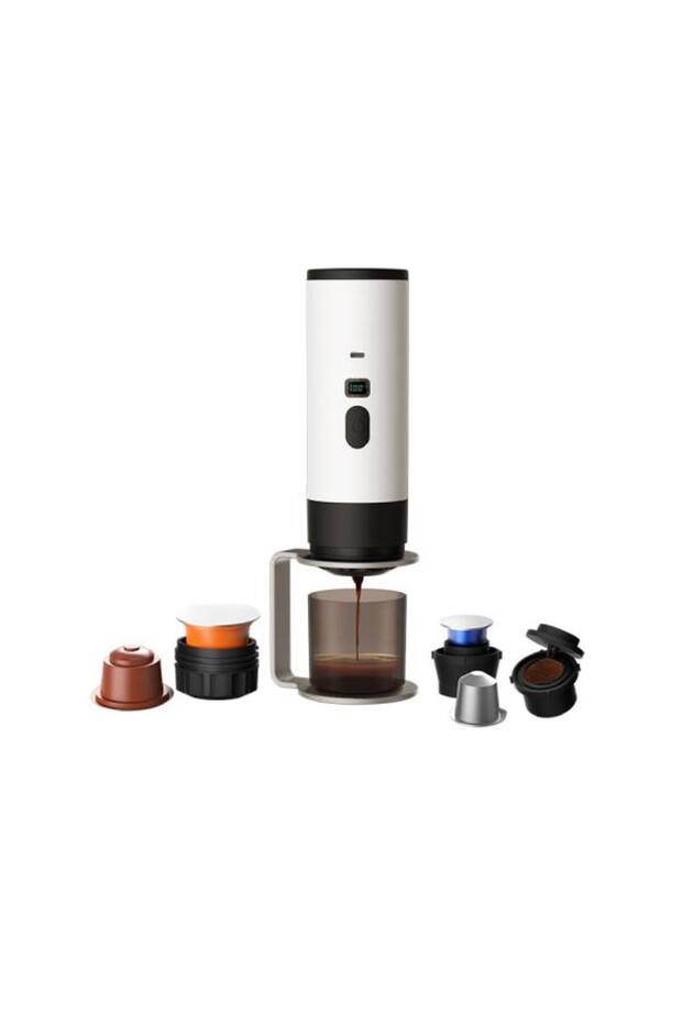Portable Electric Coffee Bean Grinder USB-C Rechargeable,Adjustable Ceramic Mill for Travel Home Use