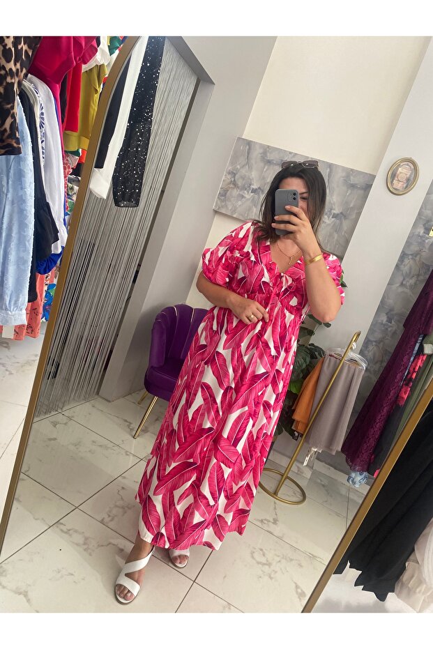 Kısa kollu elbise - 4