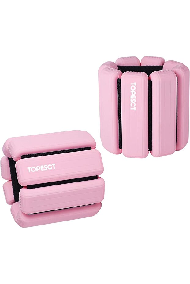 Adjustable Wrist Weights - Set of 2 (1lb Each) | Wearable Wrist & Ankle Weights Bracelet for - 1