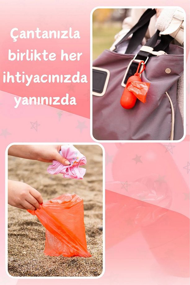 16L Çöp Kutuları Ile Uyumlu - 2 Paket 1000 Adet Bebek Bezi Kapasiteli Paket Yerli Çöp Poşeti - 5