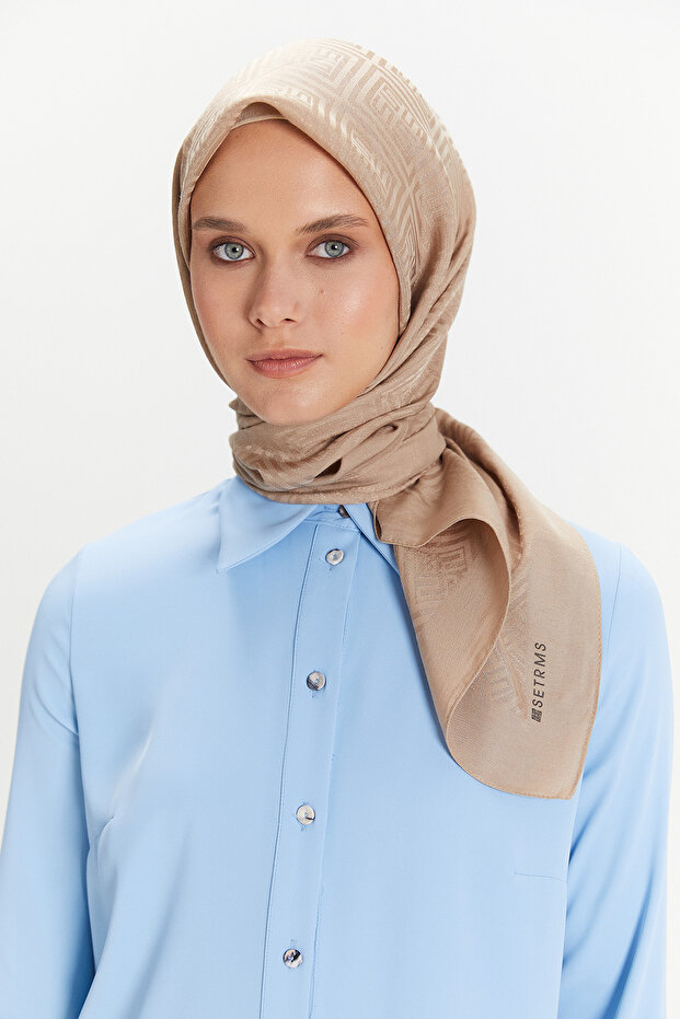 İmza Logolu Eşarp - 1