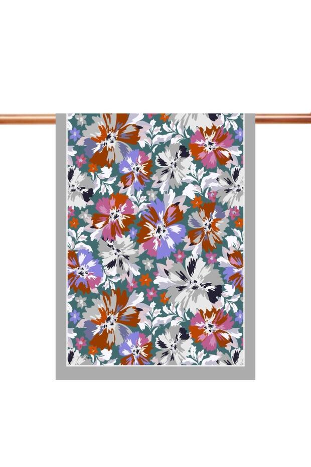 Natural Patterned Shawl - 1