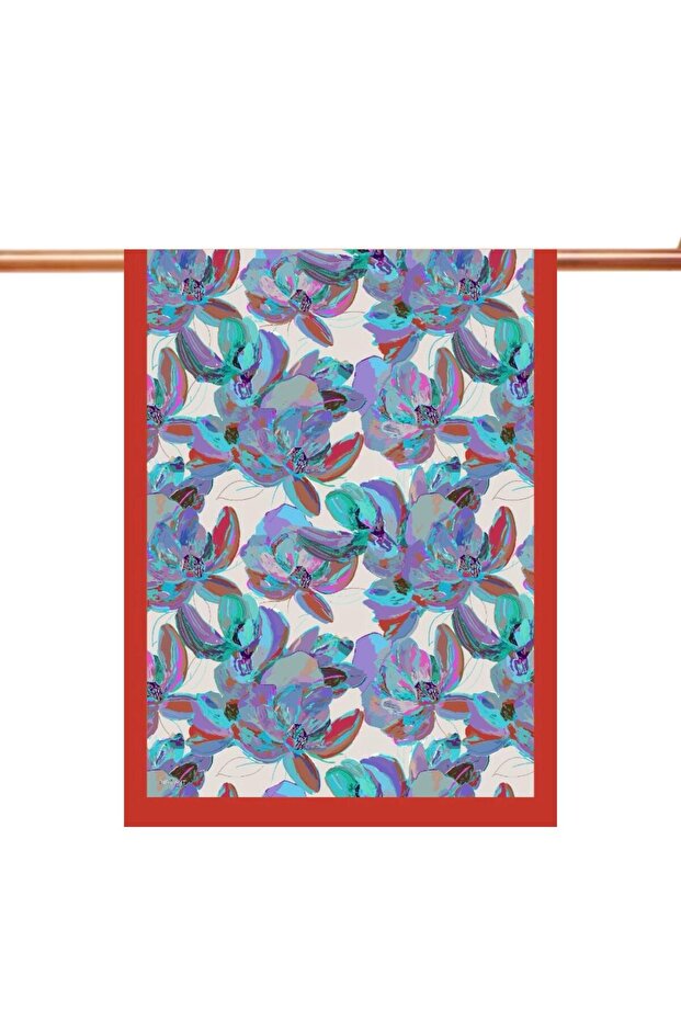 Natural Patterned Shawl - 1