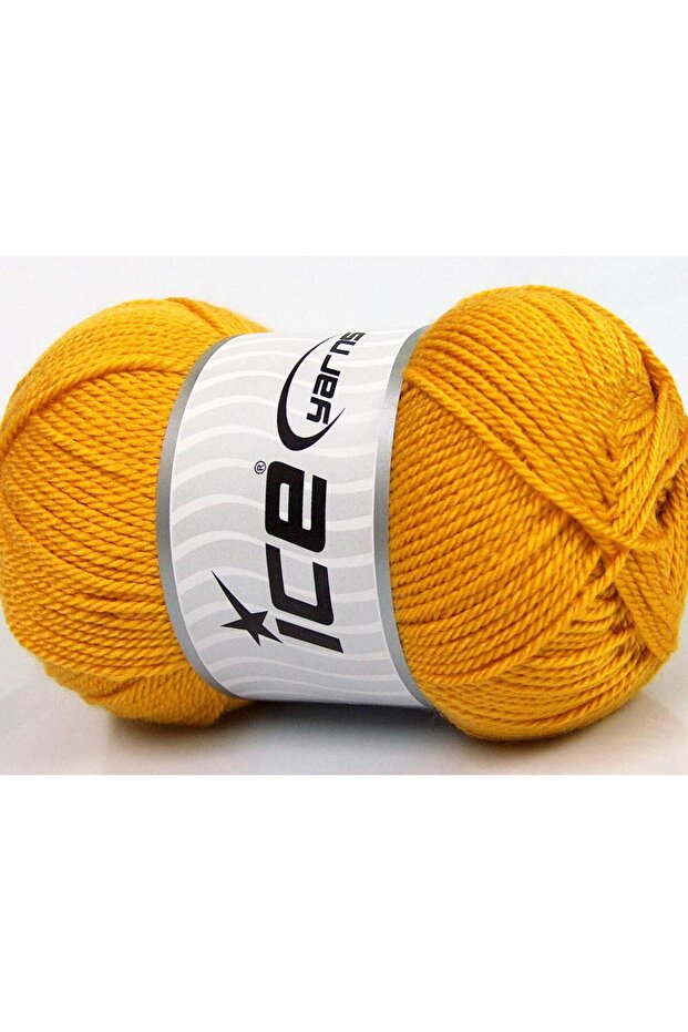 4X100Gr. Dora Acrylic Gold Winter, Flat Strands, 100% Acrylic